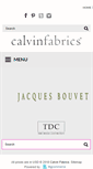 Mobile Screenshot of calvinfabrics.com